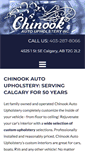 Mobile Screenshot of chinookautoupholstery.com